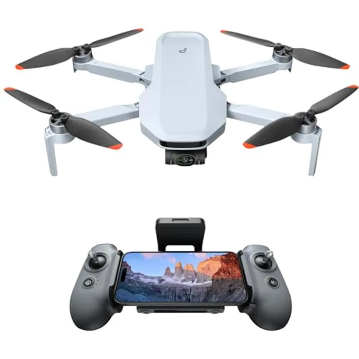 Potensic ATOM 2 GPS Drohne mit Kamera, 4K HDR-Video, 8K Foto, 10KM Übertragung, < 249g, 3-Achsen-Gimbal, AI-Folgen/AI-Nacht/AI-QuickShots/Vertikale Aufnahmen, C0, Kameradrohne für Erwachsene, Anfänger