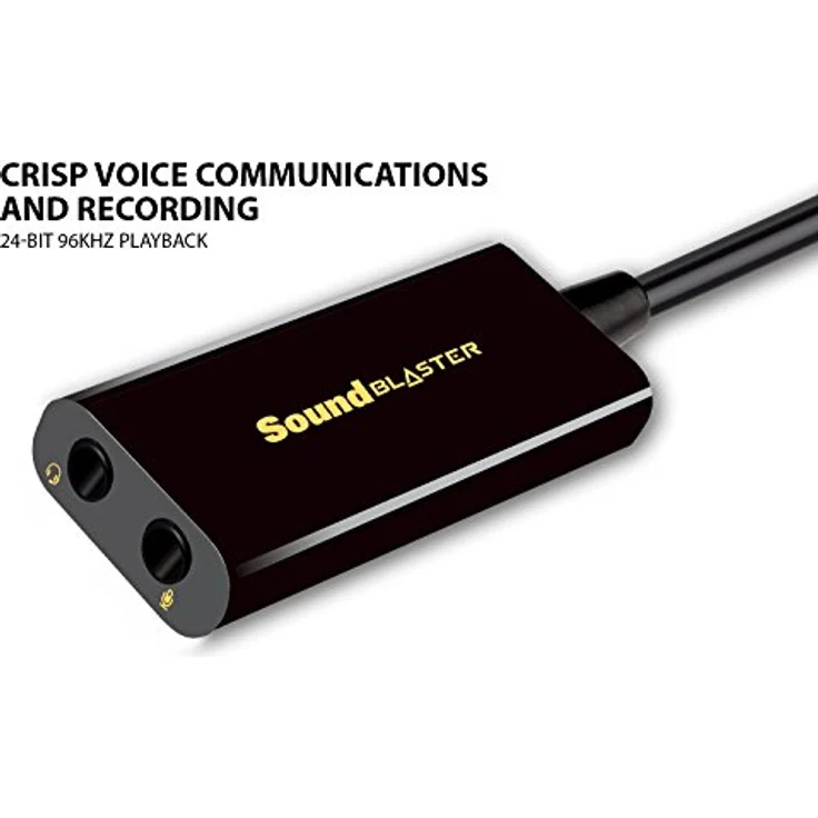 CREATIVE Labs 70SB173000000 - Sound Blaster Play! 3 USB, USB-DAC mit 24-Bit 96 kHz Wiedergabe, schwarz – Bild 2