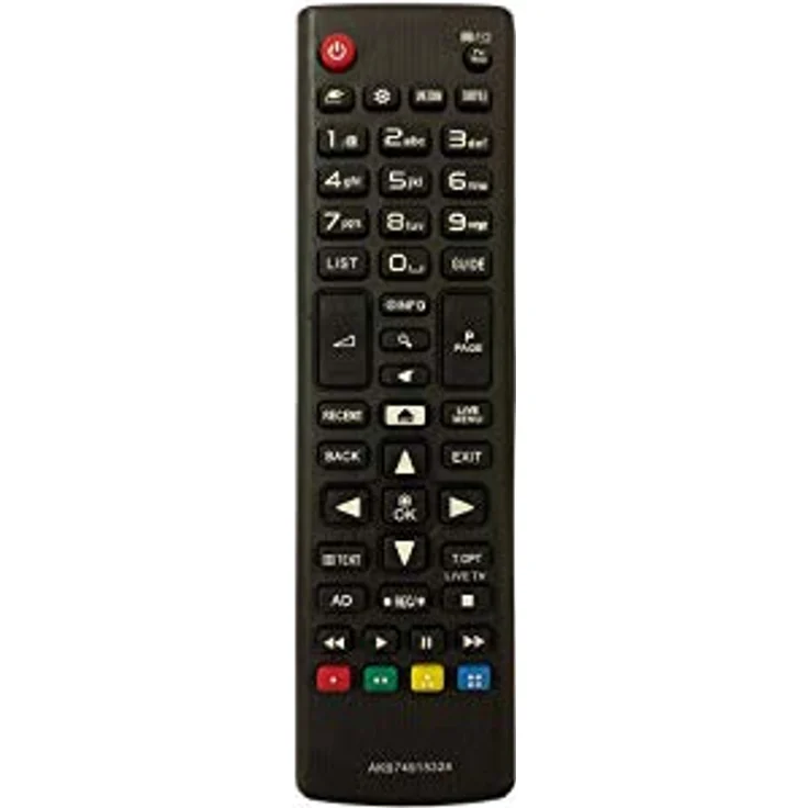 Alltro Ersatz TV Fernbedienung für LG AKB73975778, kompatibel mit Samsung TV, Reichweite 10 m, Maße 2.2 cm x 4.6 cm x 23 cm, leicht 88 g – Bild 1