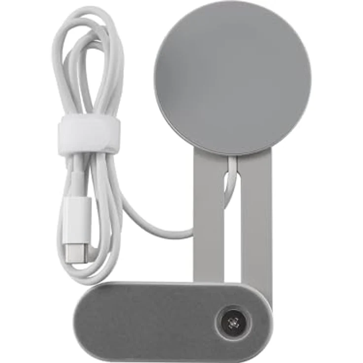 Sandberg ScreenMount Magnet Charger 15W, Wireless Charger für Smartphones, grau – Bild 2