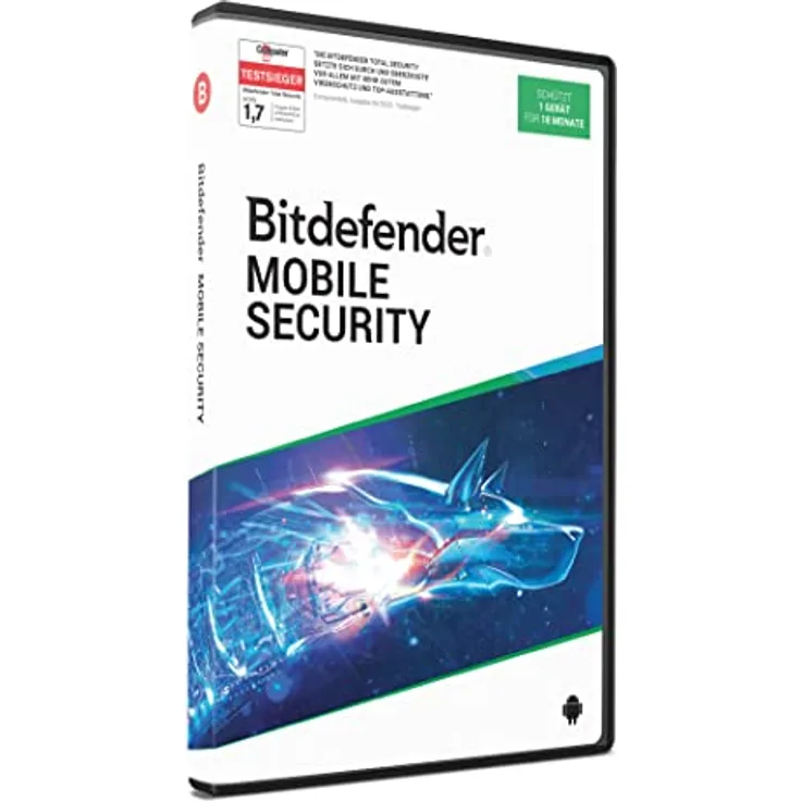 Bitdefender Mobile Security für Android, 1 Gerät, 18 Monate Schutz, mit Betrugswarnung und Auto-Pilot