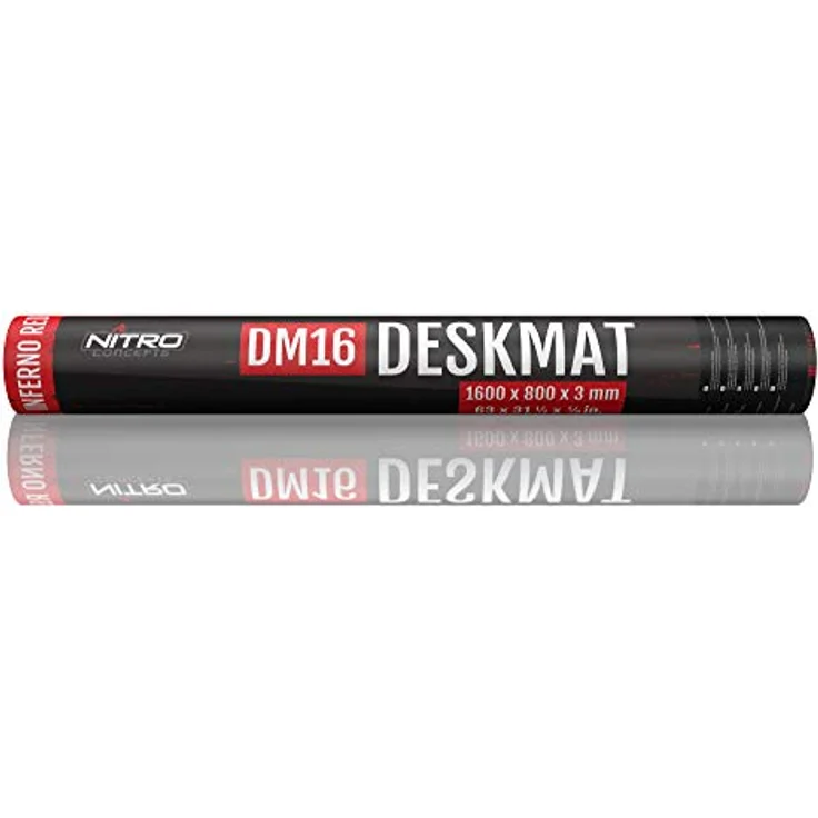 Nitro Concepts Deskmat DM16, 1600x800mm - schwarz/rot (NC-GP-MP-006) – Bild 6