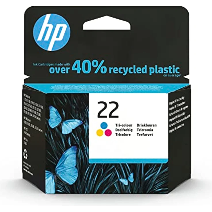 HP Original 22 Druckerpatrone cyan magenta gelb 165 Seiten 5ml (C9352AE#301) – Bild 2