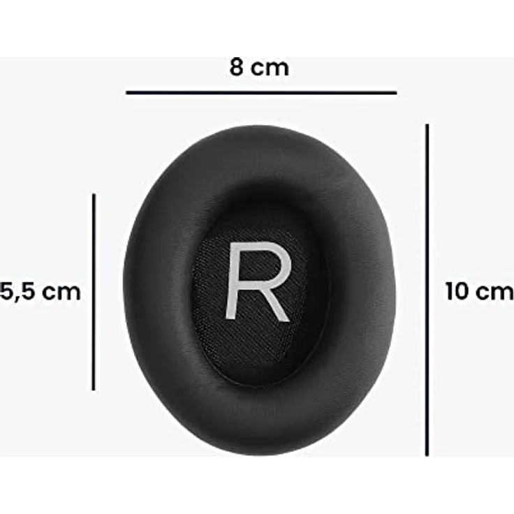 kwmobile 2X Ohrpolster kompatibel mit Bose Noise Cancelling 700 / NC700 Polster - Ersatz Ohrpolster aus Kunstleder für Over Ear Headphones – Bild 4