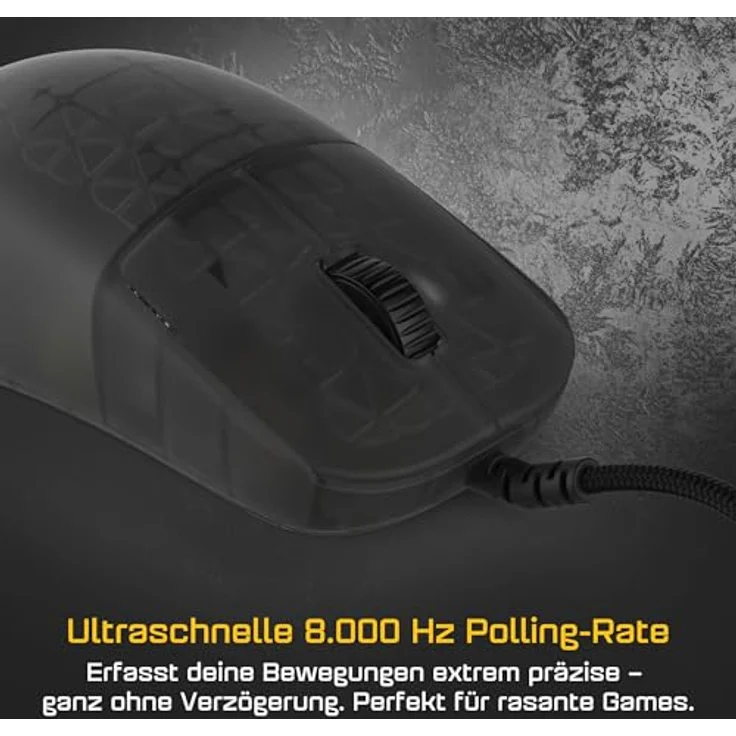 Endgame Gear OP1 8k v2 Gaming-Maus, kabelgebunden, 8.000 Hz Polling-Rate, PixArt PAW3950 Sensor, 30.000 CPI, Kailh GX Switches, ultraleicht mit 50 g, Dark Frost – Bild 3