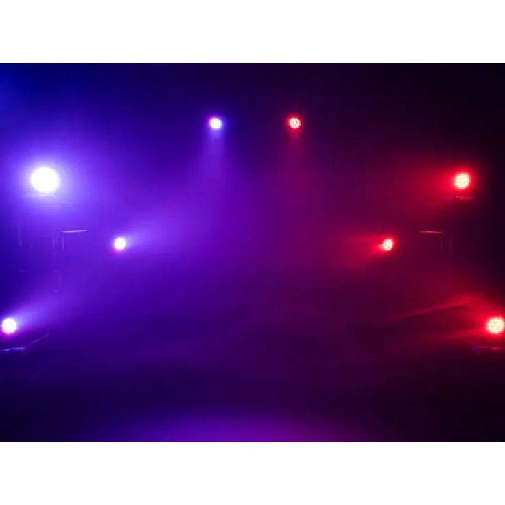 EUROLITE Set 4x LED PARty Spot Silent RGB/WW mit Softbag | Kompakter Scheinwerfer mit DMX-Steuerung und 12 x 5-W-COB-LED in RGB/WW – Bild 4