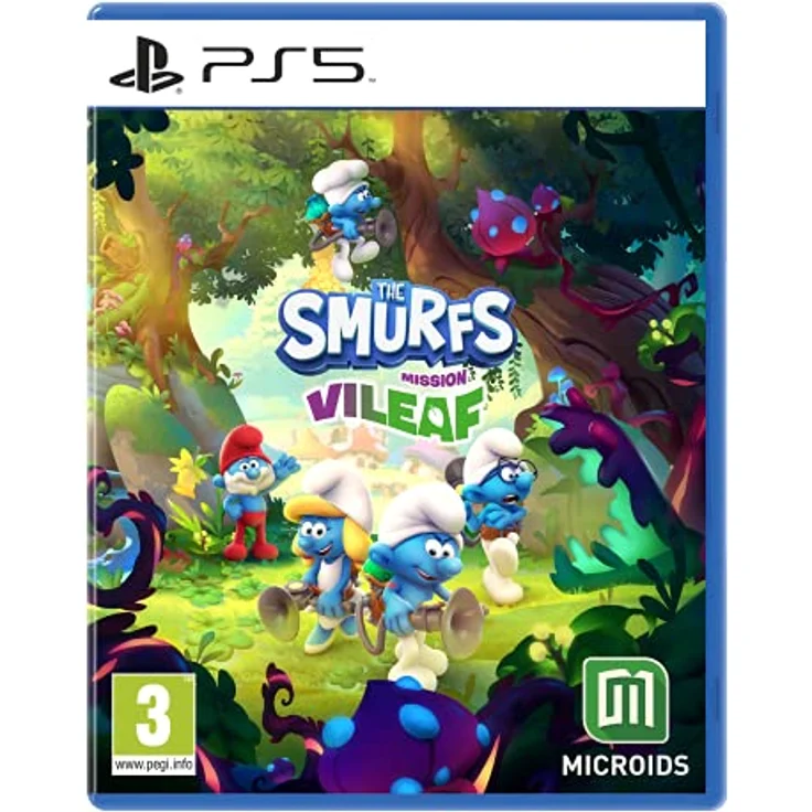 Maximum Games The Smurfs : Mission Vileaf PS5, 3D-Plattform-Abenteuer mit lokalem Koop-Modus – Bild 1