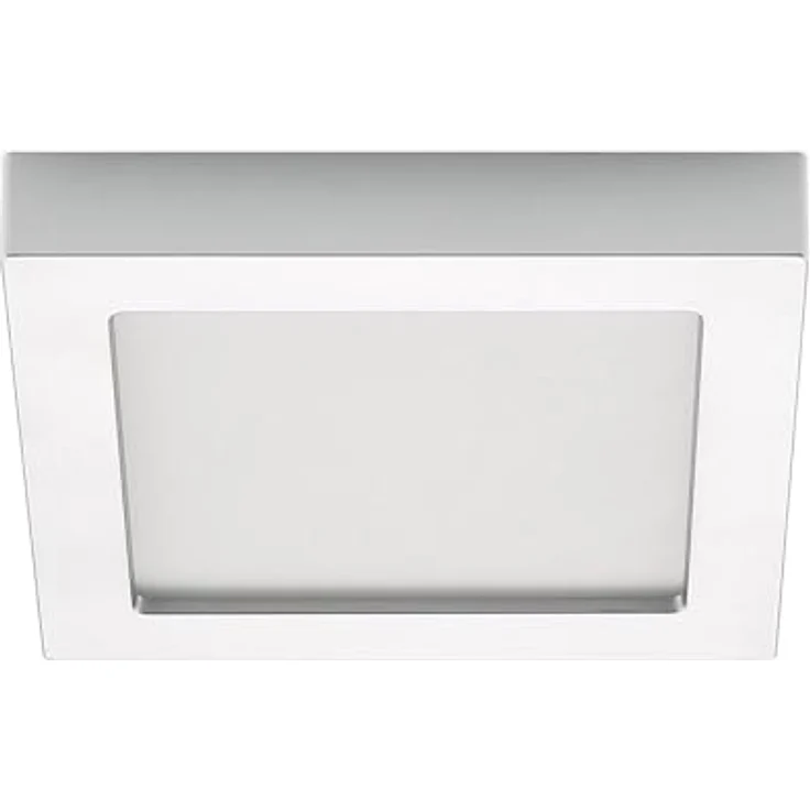 PRIOS LED Deckenleuchte Alette (Modern) in Alu aus Aluminium (1 flammig,) - Lampe Deckenlampe Badezimmerleuchte, energiesparend, Leuchtmittel inklusive, hochwertige Optik – Bild 1