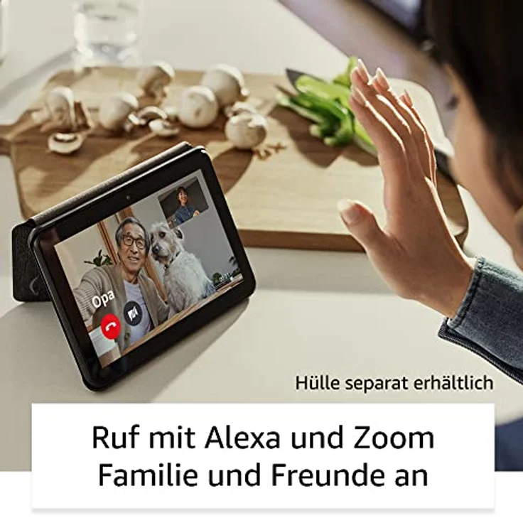 Fire HD 8 Plus-Tablet, 8-Zoll-HD-Display, 64 GB, 30 % schnellerer Prozessor, 3 GB RAM, kabelloses Laden (2022), grau, mit Werbung – Bild 5