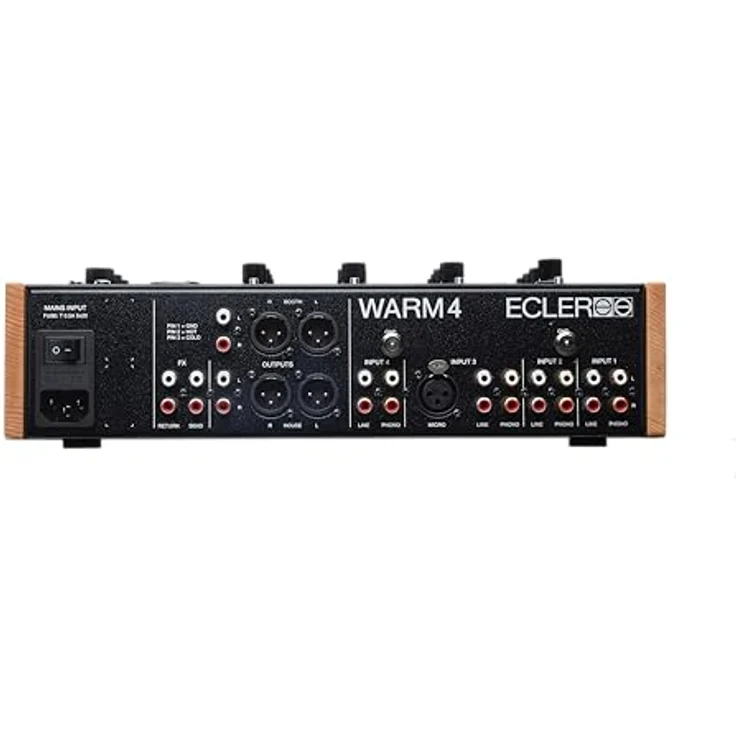 Ecler Warm4, 4-Kanal Rotary-DJ-Mixer, präzise Regelung und hochwertige audio-technische Ausstattung – Bild 5