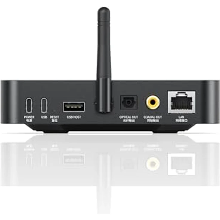 FiiO SR11 - Streaming Musik Reveiver WiFi/LAN, unterstützt bis zu 768kHz/32bit, DSD256, LCD Display, Fernbedienung – Bild 4