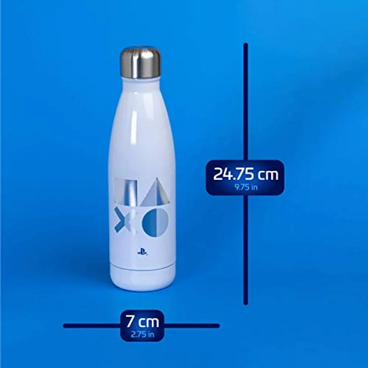 Playstation 5 500ml Edelstahl Metall Wasserflasche – Bild 3