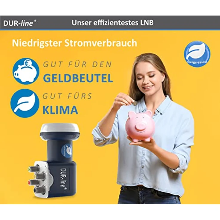 DUR-line Blue ECO Quattro LNB für Multischalterbetrieb – Bild 5