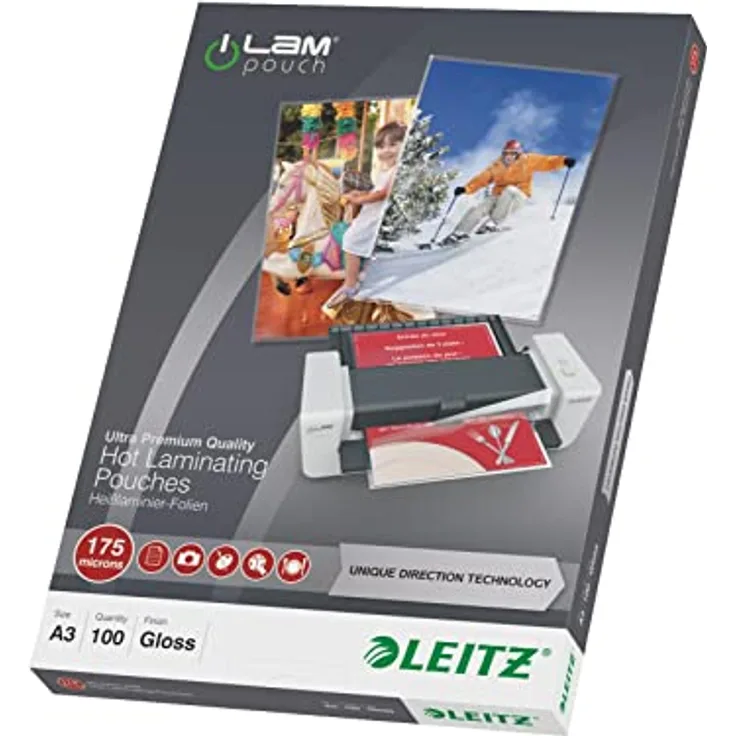 Leitz 7490-00-00 Bindegeräte, Laminiergeräte und Zubehör Laminierhülle UDT A3