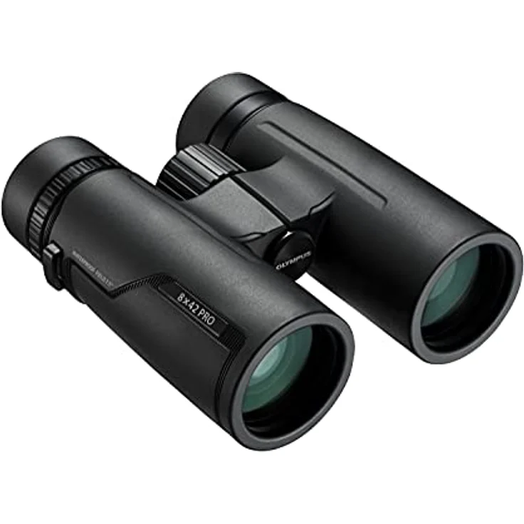 Olympus 8x42 PRO binoculars, bright, high contrast, robust, waterproof, fog-free, slim, simple design - ideal for travel, hiking, sports and nature observation even at close range – Bild 1