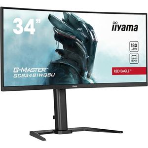 Bild für iiyama G-Master Red Eagle GCB3481WQSU-B1 Curved 1500R 86,4cm 34“ VA LED Gaming Monitor UWQHD HDMI DP USB3.2 0.3ms 180Hz HDR400 Adaptive Sync Höhenverstellung schwarz