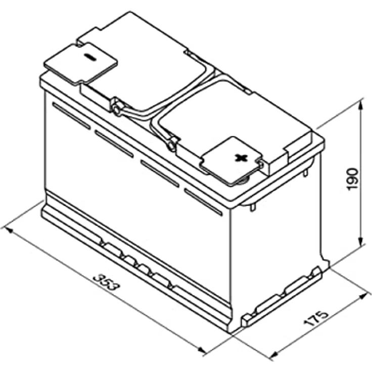 Bosch S5A13, AGM-Batterie 12V 95Ah mit 850A Kaltstartstrom, wartungsfrei und auslaufsicher – Bild 4