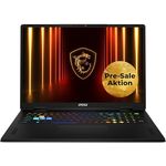 MSI Vector A18 HX Gaming-Laptop, 18" QHD+ 240 Hz Display, AMD Ryzen 9 9955HX, NVIDIA GeForce RTX 5070 Ti, 32 GB DDR5, 1 TB SSD, Windows 11 Home, QWERTZ Tastatur, A9WHG-081