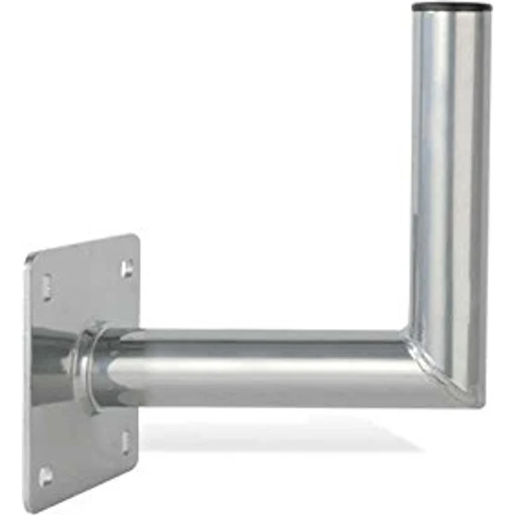 PremiumX SAT Anlage 80cm Antenne Hellgrau mit Quad LNB und stabiler Wandhalterung 35cm – Bild 6