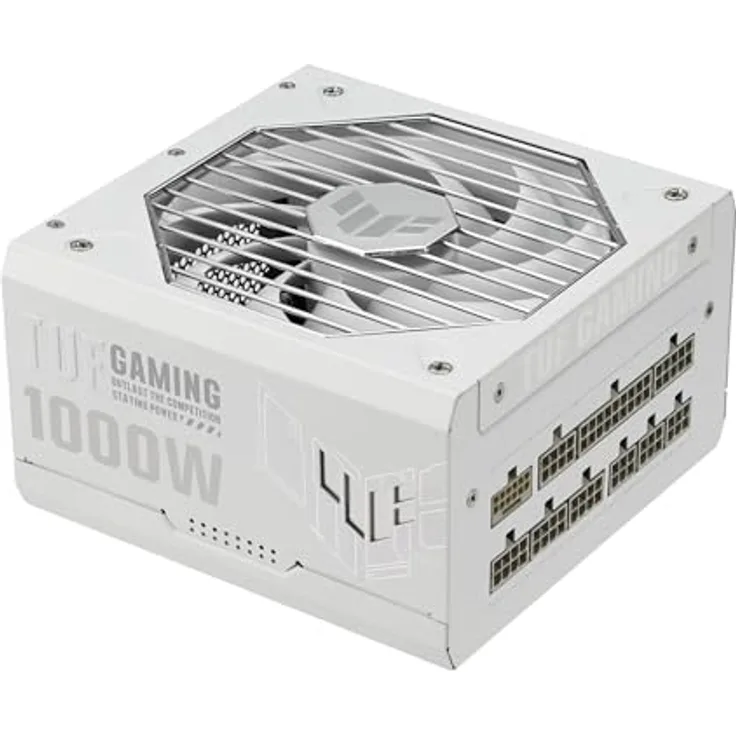ASUS TUF Gaming 1000W Gold Gaming Netzteil (1000 Watt, vollmodulares Netzteil, ATX 3.0-kompatibel, Axial-tech Lüfter, PCB-Beschichtung, Doppelkugellager, weiß)