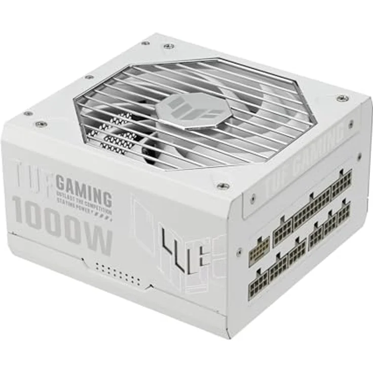 ASUS TUF Gaming 1000W Gold Gaming Netzteil (1000 Watt, vollmodulares Netzteil, ATX 3.0-kompatibel, Axial-tech Lüfter, PCB-Beschichtung, Doppelkugellager, weiß) – Bild 1