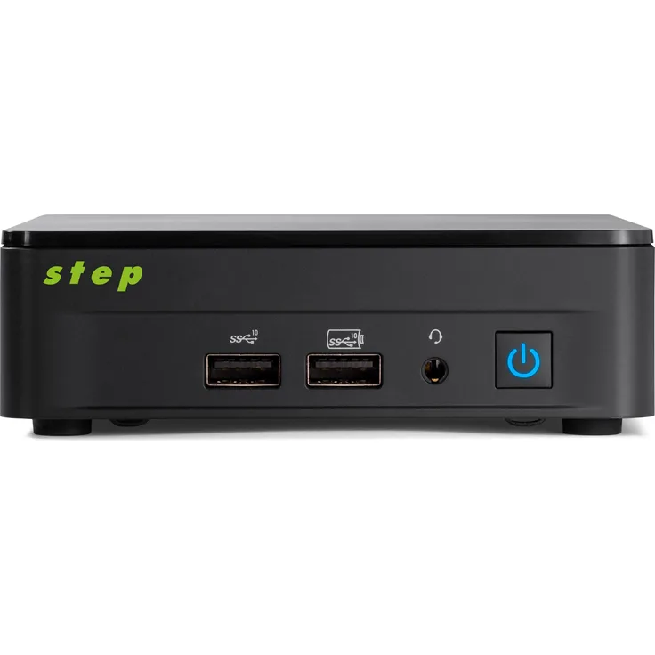 Step Micro PC DS5125, Intel Core i5-1240P, 8GB RAM, 512GB NVMe SSD, Windows 11 Pro, Schwarz