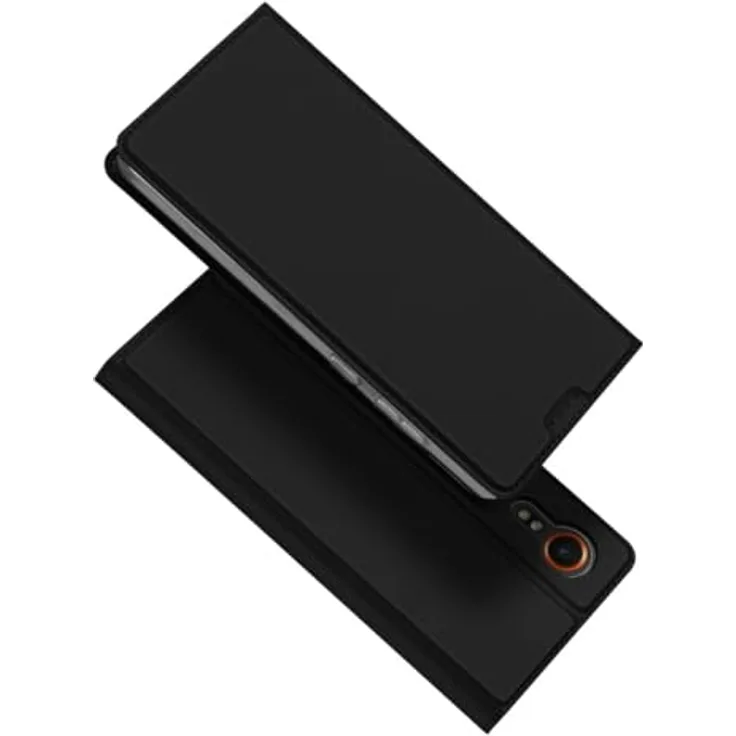 DUX DUCIS Samsung Galaxy Xcover7 Handyhülle – TPU Cover in Schwarz mit Kartenfächern und Querformatposition
