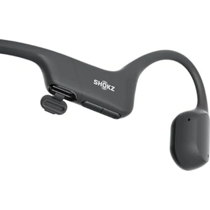 SHOKZ OpenRun Mini Black USB-C Kopfhörer - Schnellladefunktion, IP67 Wasserdicht, 8-stündige Akkulaufzeit, Federleicht – Bild 5