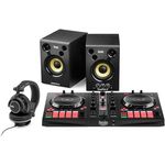 Hercules DJ Essentials Kit – All-In-One-Set zum Erlernen des DJings – Inklusive Software und Tutorials, Schwarz