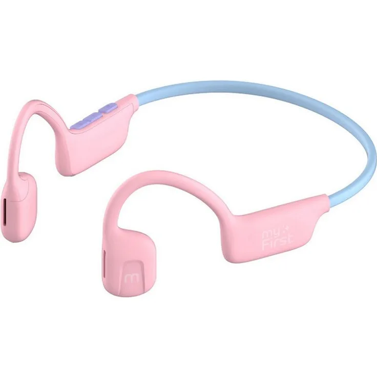 myFirst AirWaves Wireless headphones Kinder-Kopfhörer, offenes Ohrdesign, 85dB, schweißfest, blau