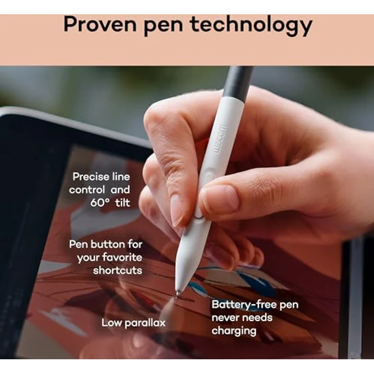 Wacom One Pen Display 14", Grafiktablett mit hochauflösendem Bildschirm – Bild 4