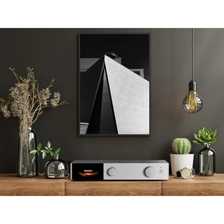 audiolab 9000N Netzwerkplayer, hochauflösende Musikwiedergabe mit ESS9038Pro DAC, 4,3-Zoll-Farbbildschirm, Roon Ready, schwarz – Bild 5