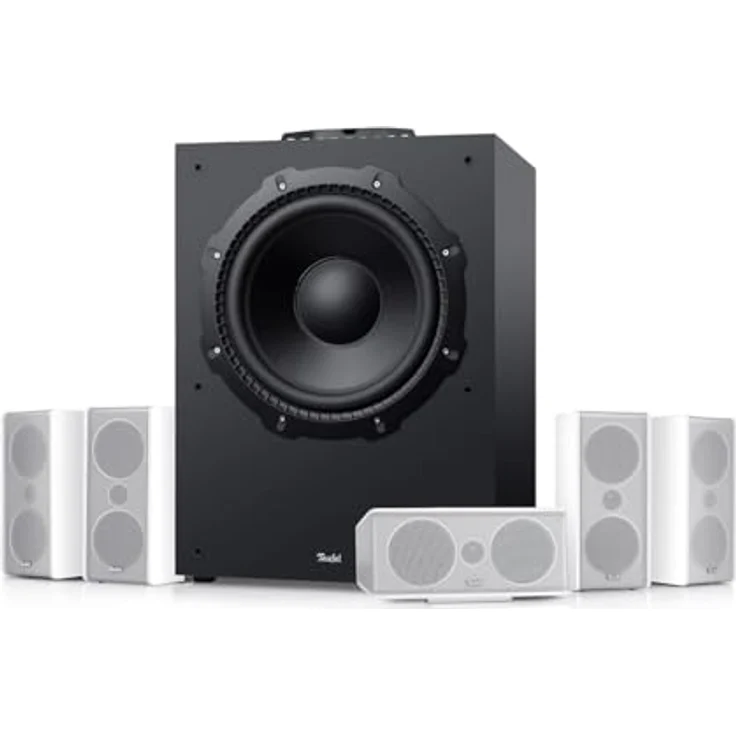 Teufel CONSONO 35 Concept Power Edition - 5.1 Surround Soundsystem, weiß, mit integriertem AV-Receiver, Bluetooth, Dolby Audio, USB-C-Soundkartenfunktion, HDMI ARC CEC – Bild 2