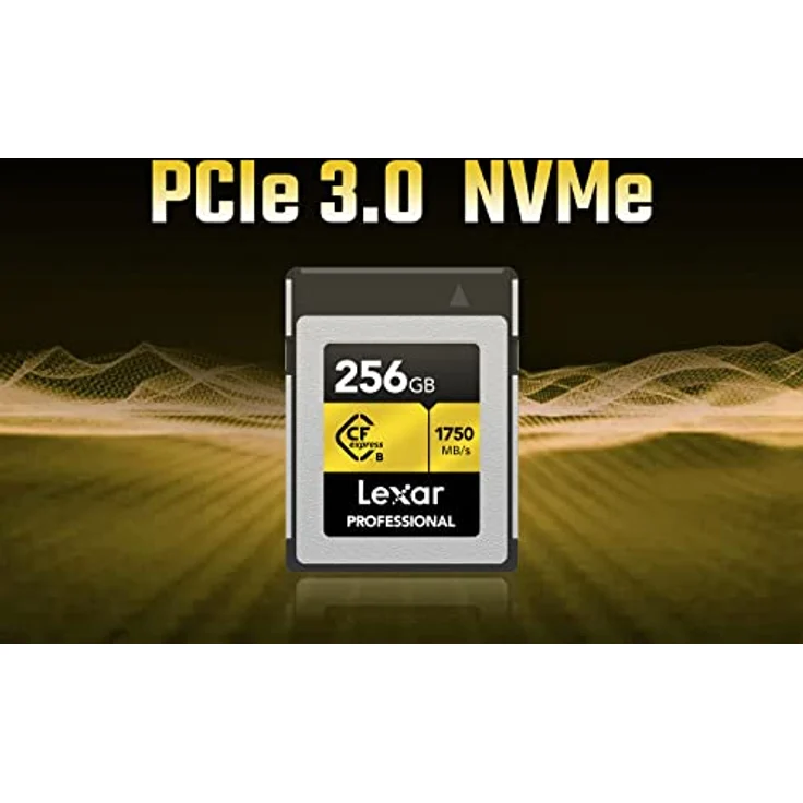 Lexar Professional GOLD-Serie CFexpress Karte 256GB, Typ B CF Karte, bis zu 1750 MB/s Lesen, Nehmen Sie PCIe 3.0 und NVMe, Speicherkarte für professionelle Fotografen, Videofilmer (LCXEXPR256G-RNENG) – Bild 5