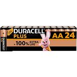 Duracell Plus AA Mignon Alkaline-Batterien, 1.5V LR6 MN1500, 24er-Pack