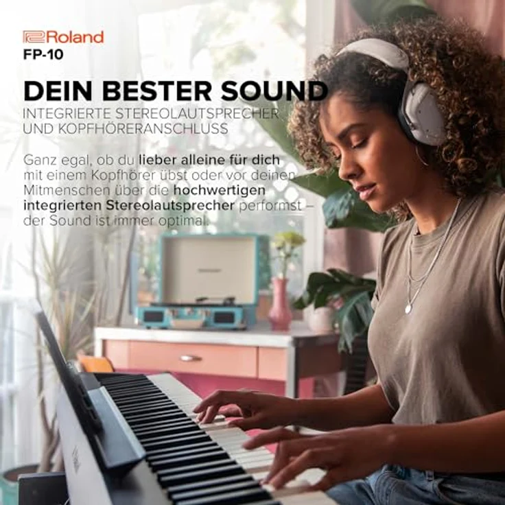 Roland FP-30X BK, Digitalpiano mit 88 Tasten, SuperNATURAL Soundengine, Bluetooth® und leistungsstarkem Lautsprechersystem – Bild 3