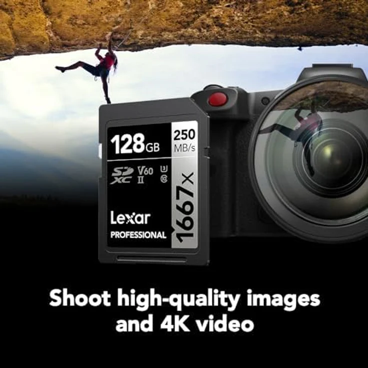 Lexar Professional SDXC UHS-II/U3 Karte 128GB – Bild 4