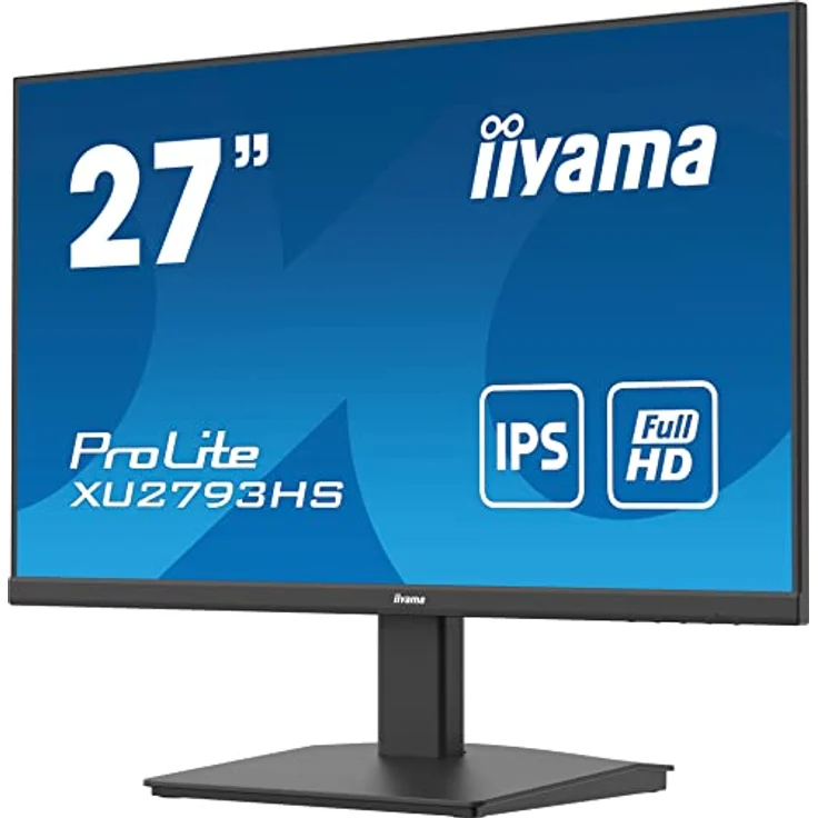 iiyama ProLite XU2793HS-B7 27" IPS LED-Monitor Full-HD 100Hz HDMI DP Adaptive Sync schwarz, Edge-to-Edge Design, IPS-Panel-Technologie – Bild 3
