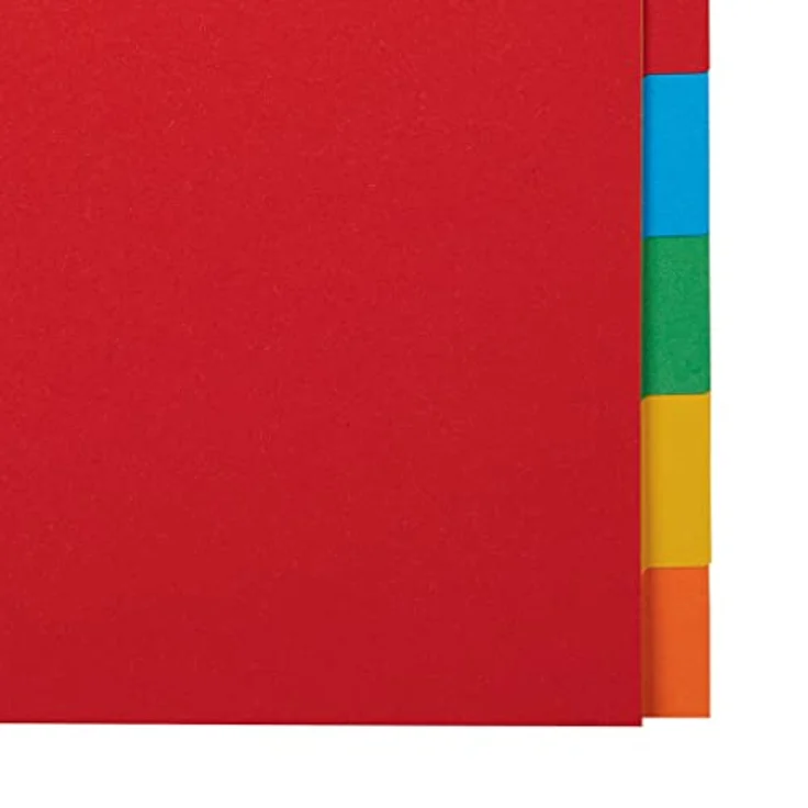 ESSELTE Aktenordner für A4, 10 Blatt, Karton, ohne Deckblatt, kräftige Farben (225x297 mm) – Bild 8