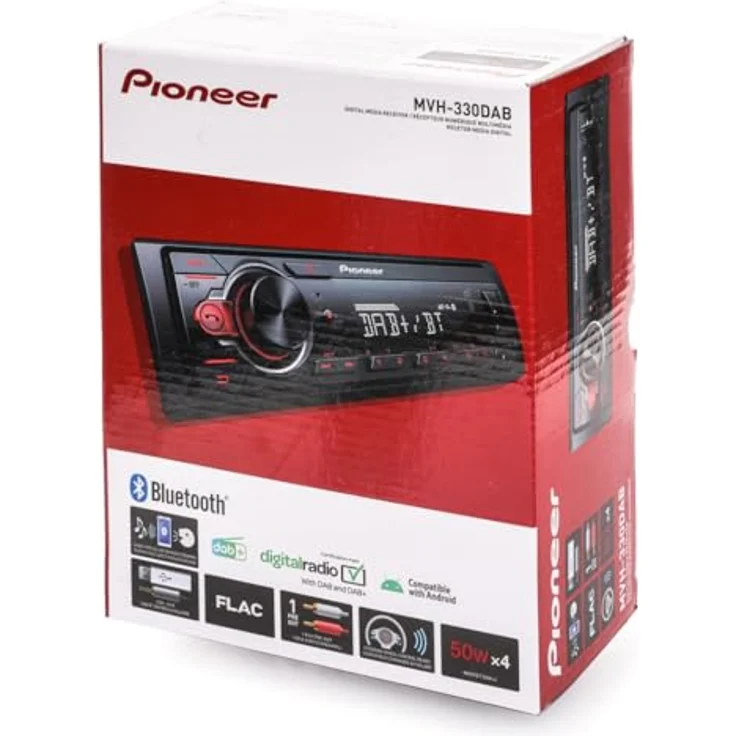 Pioneer MVH-130DABAN, DAB Autoradio mit DAB Antenne – Bild 4