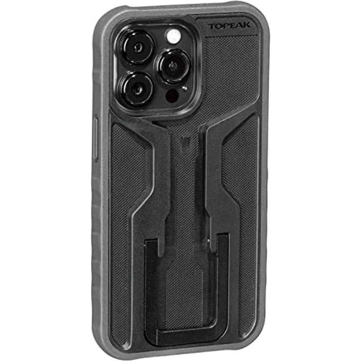 TOPEAK RideCase für iPhone 13 Pro, Black/Gray, mit Halter und Schutz, robustes Dual-Density-Exoskelett – Bild 2
