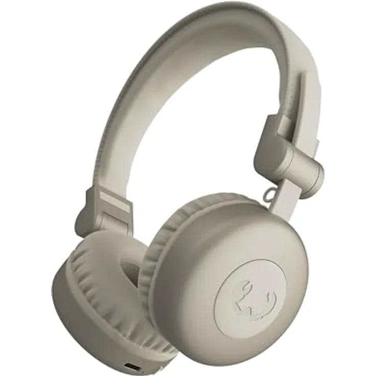Fresh 'n Rebel Code Core, Bluetooth-Kopfhörer on-Ear, kabellos, 30 Stunden Spielzeit, mit Mikrofon und Sprachassistent, Lautstärkeregler und Wiedergabe/Pause-Tasten, faltbar (Silky Sand)