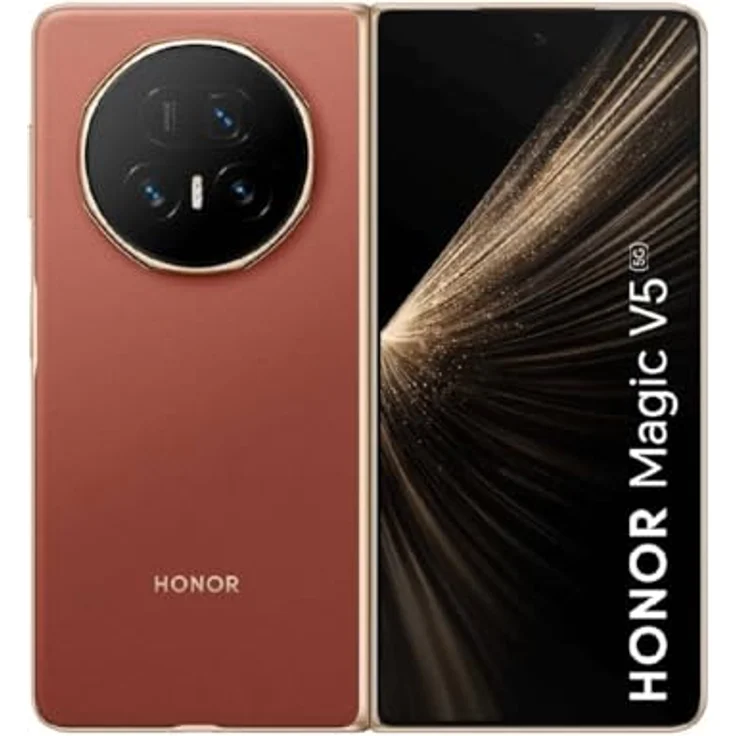 Honor Magic V5 (512 GB, Reddish Brown, 0.31", Dual SIM, 5G), Smartphone, Braun – Bild 5