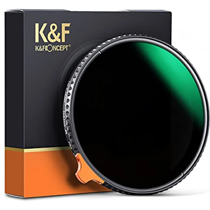 K&F Concept Variabel ND Filter ND2-400 Nano X, 67mm Kamera-Filter mit breitem Dimmungsspielraum – Bild 1