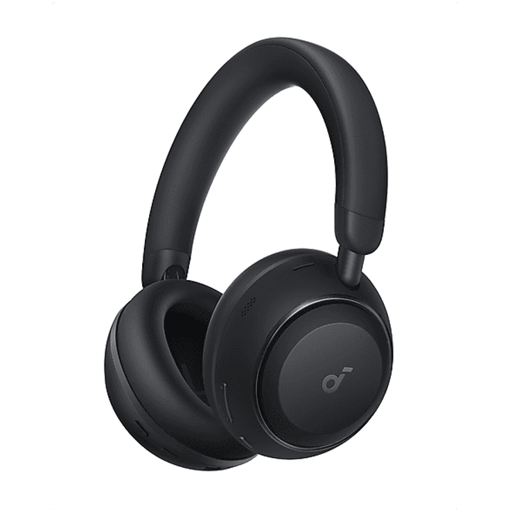 SOUNDCORE BY ANKER Space 2, Over-ear Kopfhörer mit Active Noise Cancelling, 50 Stunden Akkulaufzeit, Bluetooth, Schwarz