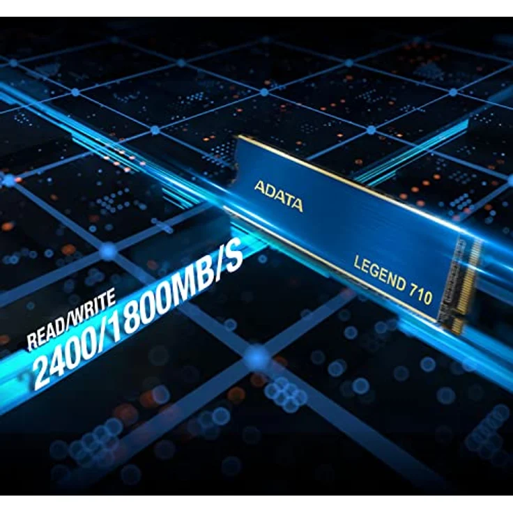 Adata Legend 710 (1000 GB, M.2 2280), SSD - PCIe Gen3 x4, NVMe 1.4, bis zu 2.400/1.800MB/s, M.2-2280-Spezifikation - Adata – Bild 3