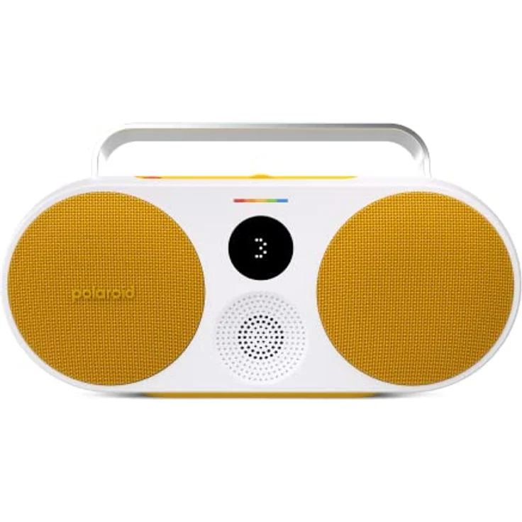 Polaroid P3 Music Player (Yellow) - Retro-Futuristic Boombox Wireless Bluetooth Speaker Rechargeable with Dual Stereo Pairing – Bild 1
