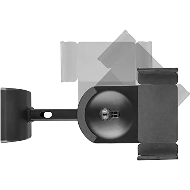 myWALL HB 7 Lautsprecherhalterung, max. 15 kg Traglast, einstellbare Breite 135-275 mm, Dreh- und Kippfunktion – Bild 4