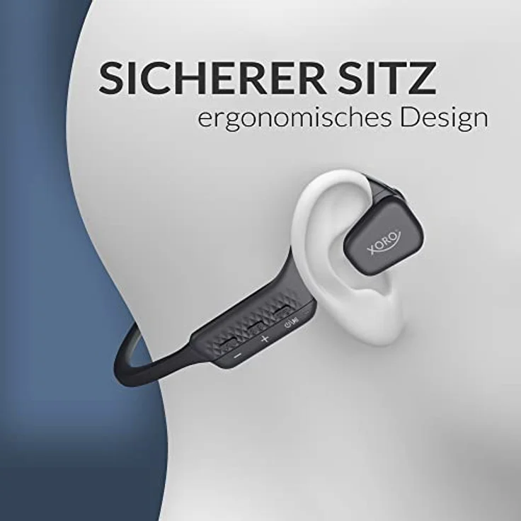 XORO KHB 35 - Revolutionäre Offene Ohr-Kopfhörer, Akku für 8 Std. Musikgenuss, Freisprechen, Bluetooth, ideal für Outdooraktivitäten, Spritzwasser & Staubschutz – Bild 3