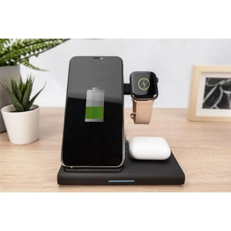 Digitus wireless charging stand 3-in-1 15 Watt – Bild 2